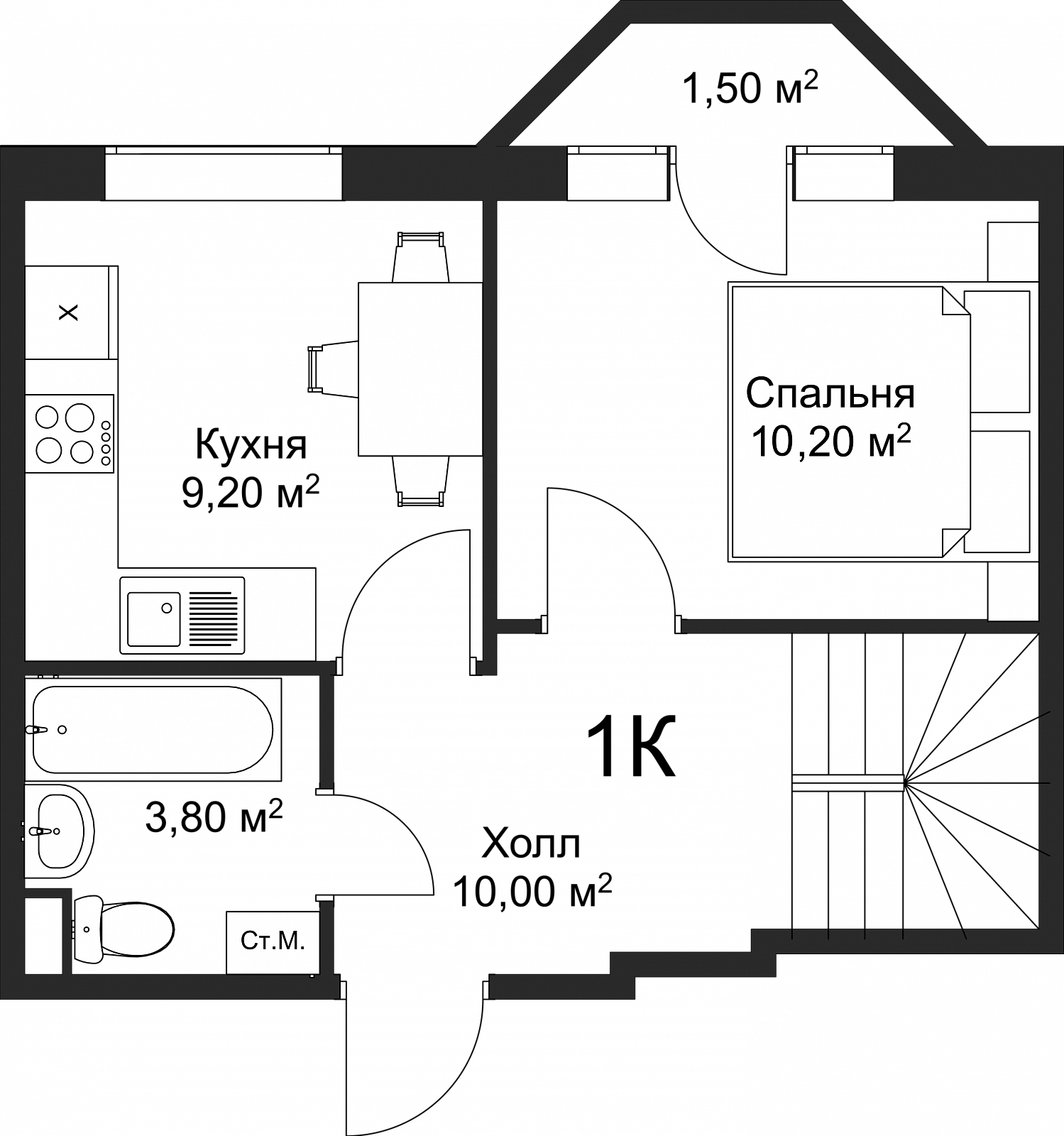 План квартиры 60