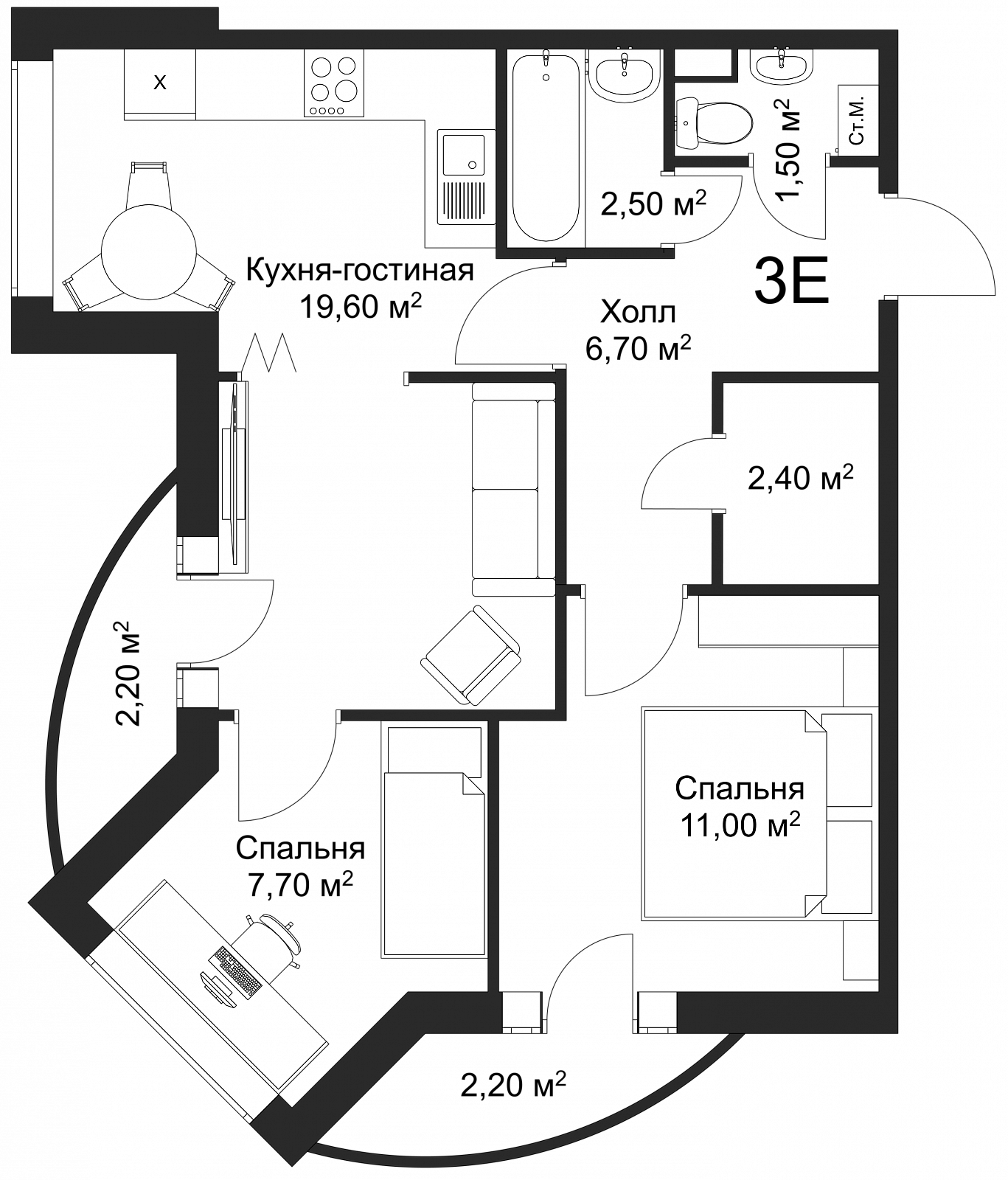 План квартиры 51