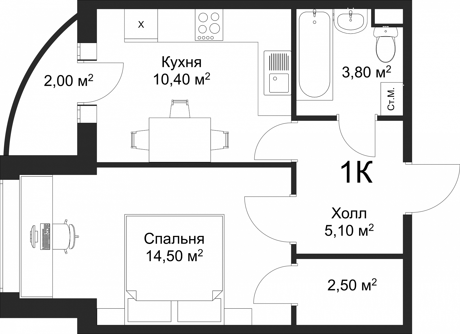 План квартиры 87