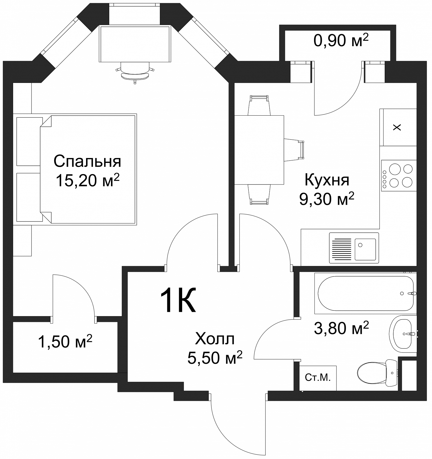 План квартиры 35