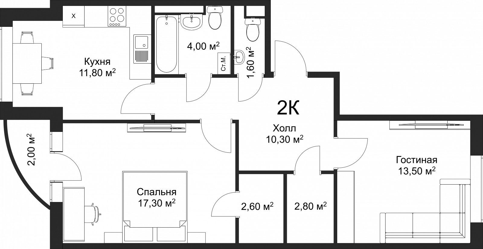 План квартиры 37