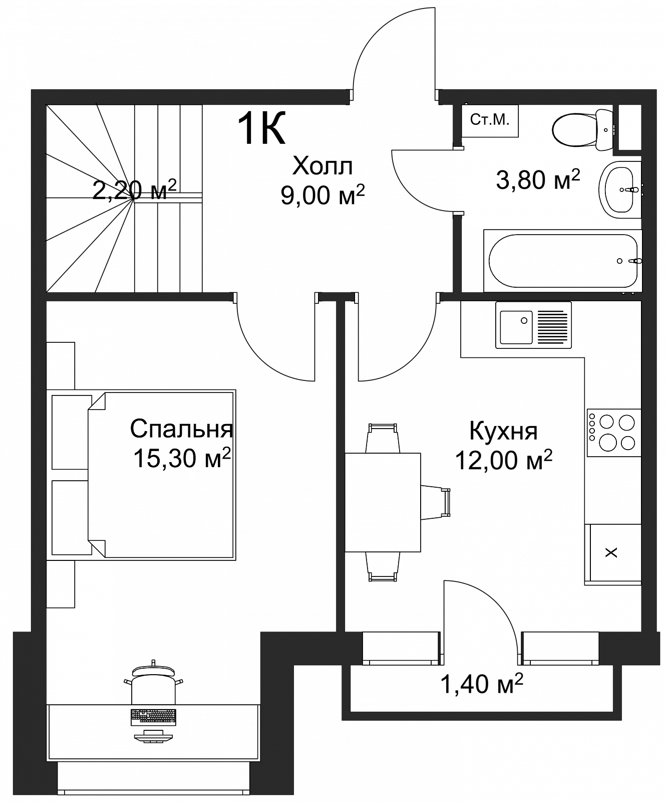 План квартиры 65
