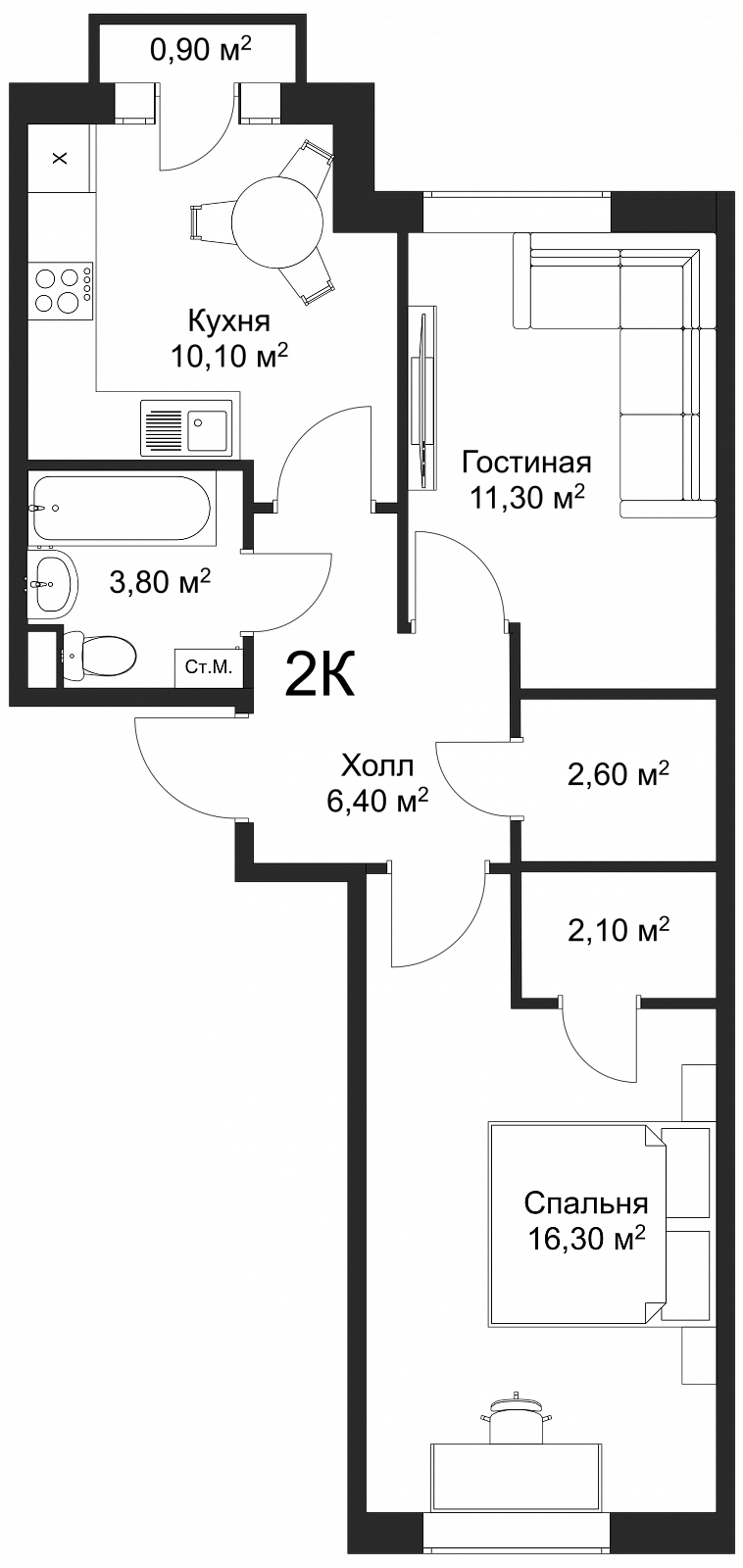 План квартиры 22