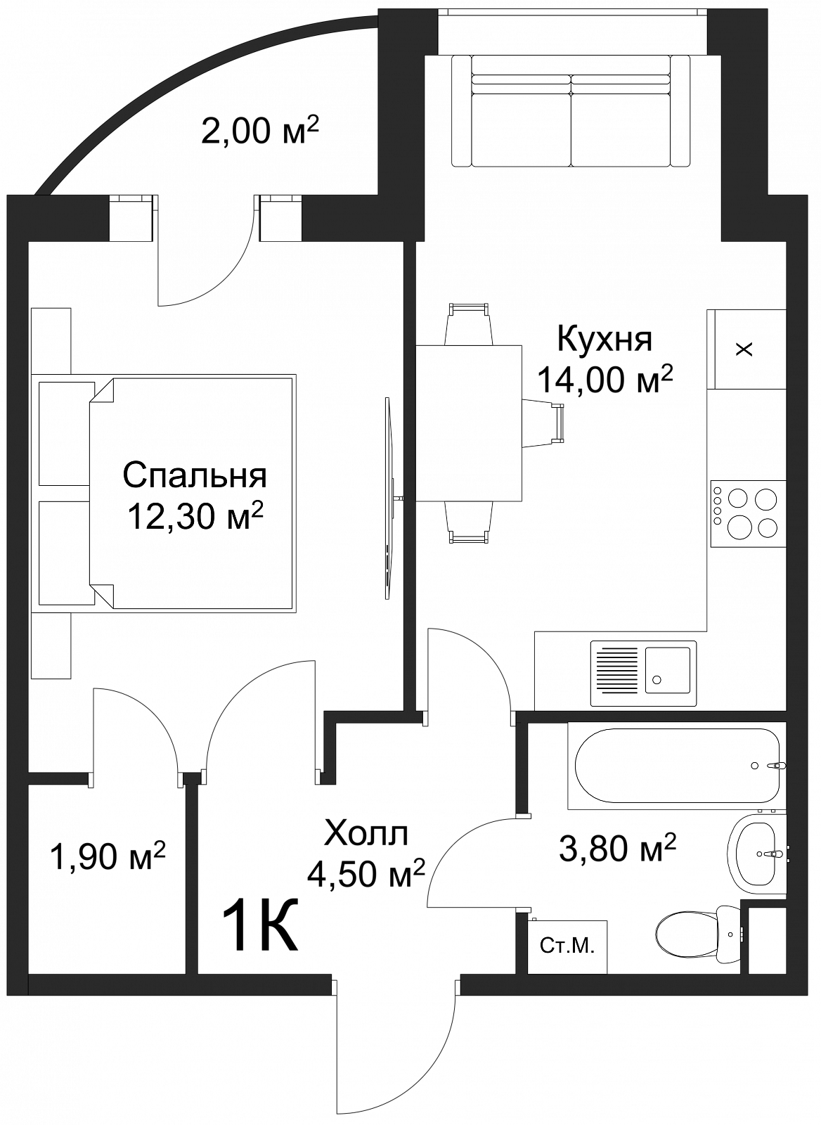 План квартиры 93