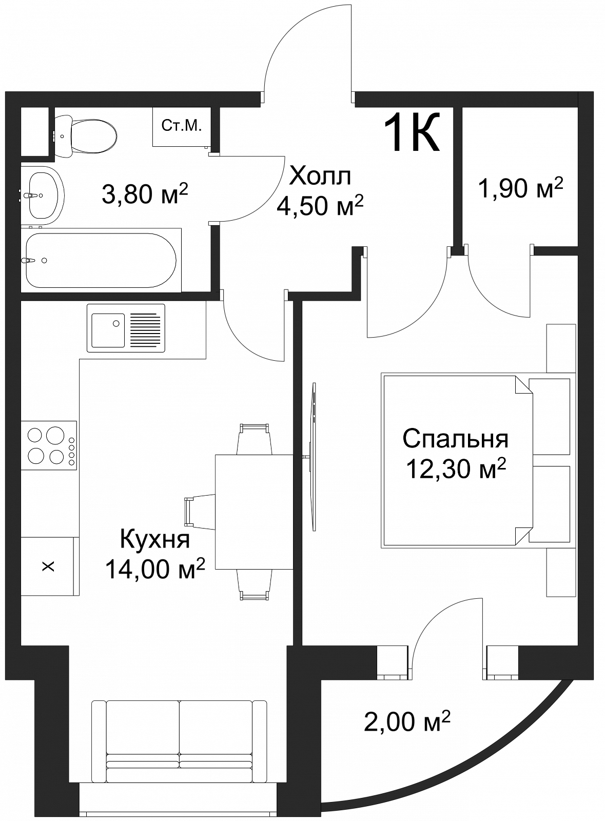 План квартиры 37