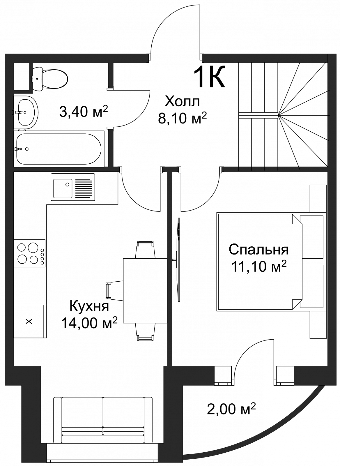План квартиры 44
