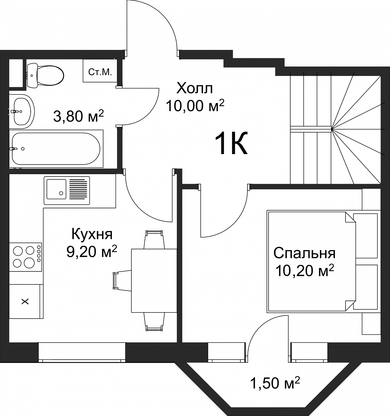 План квартиры 84