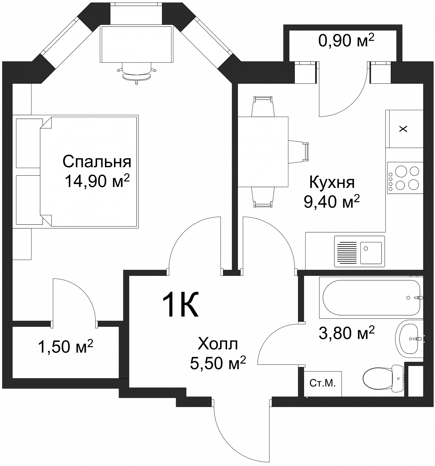 План квартиры 21
