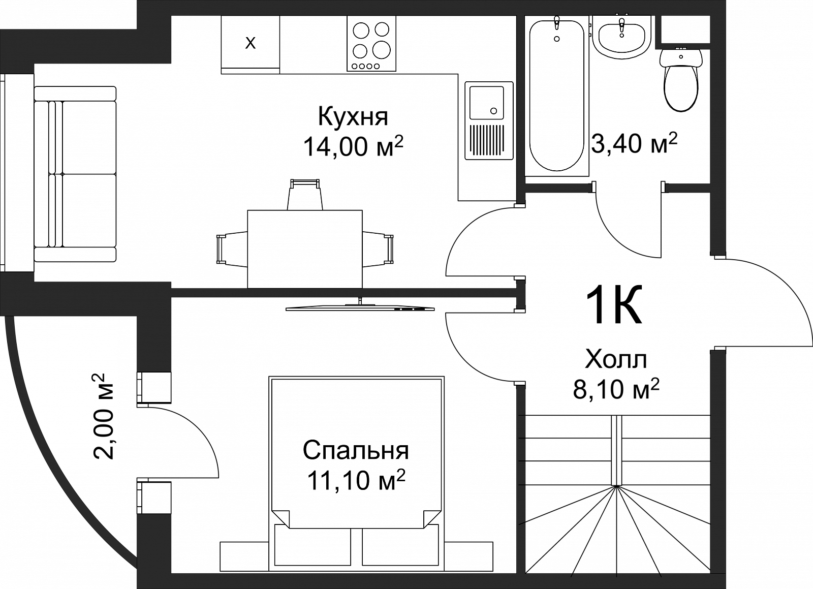 План квартиры 92