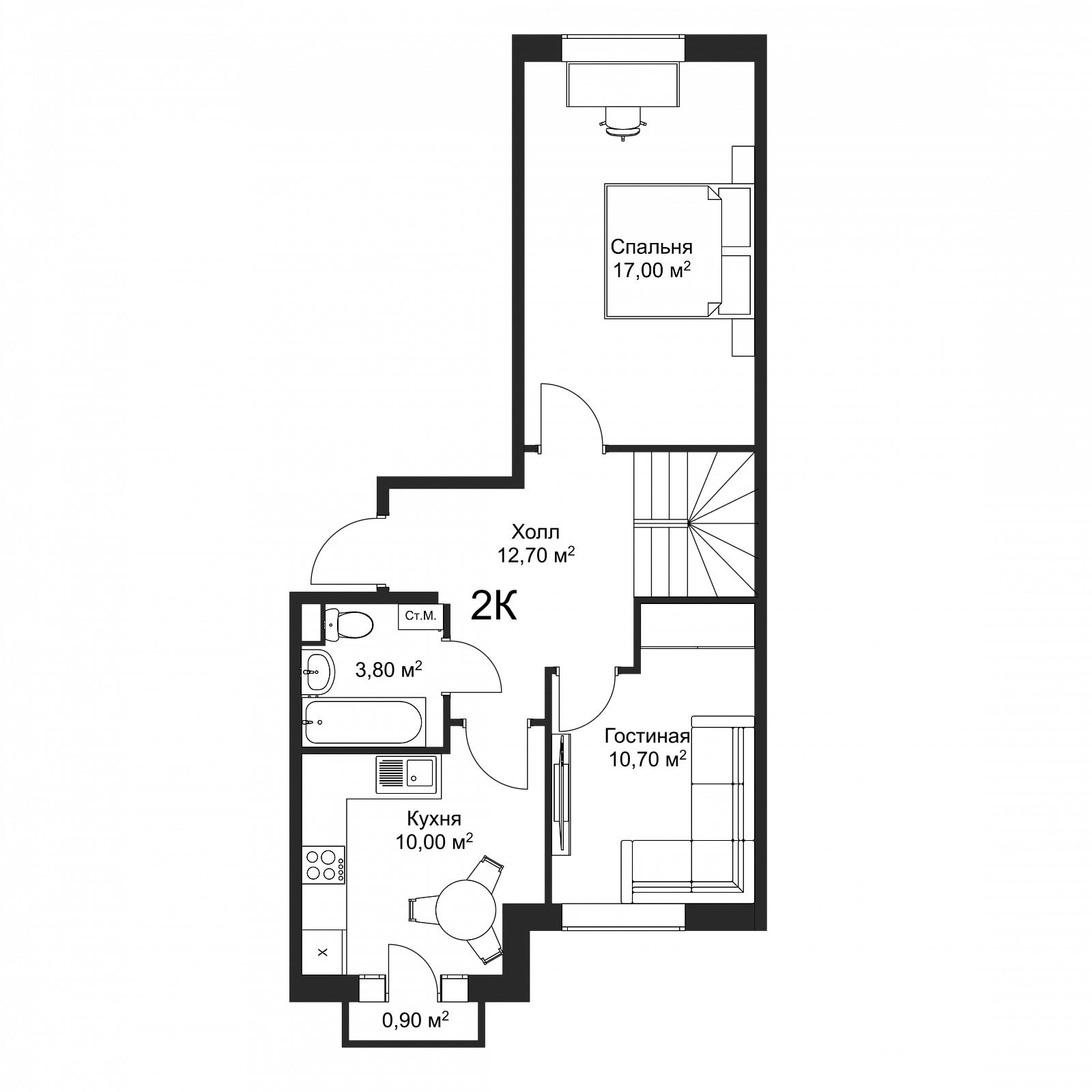 План квартиры 75