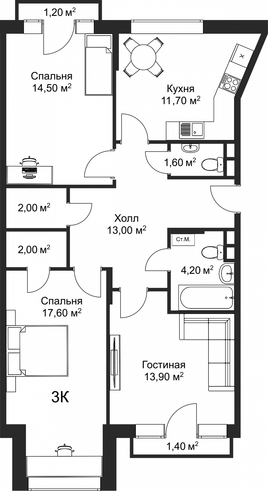 План квартиры 3