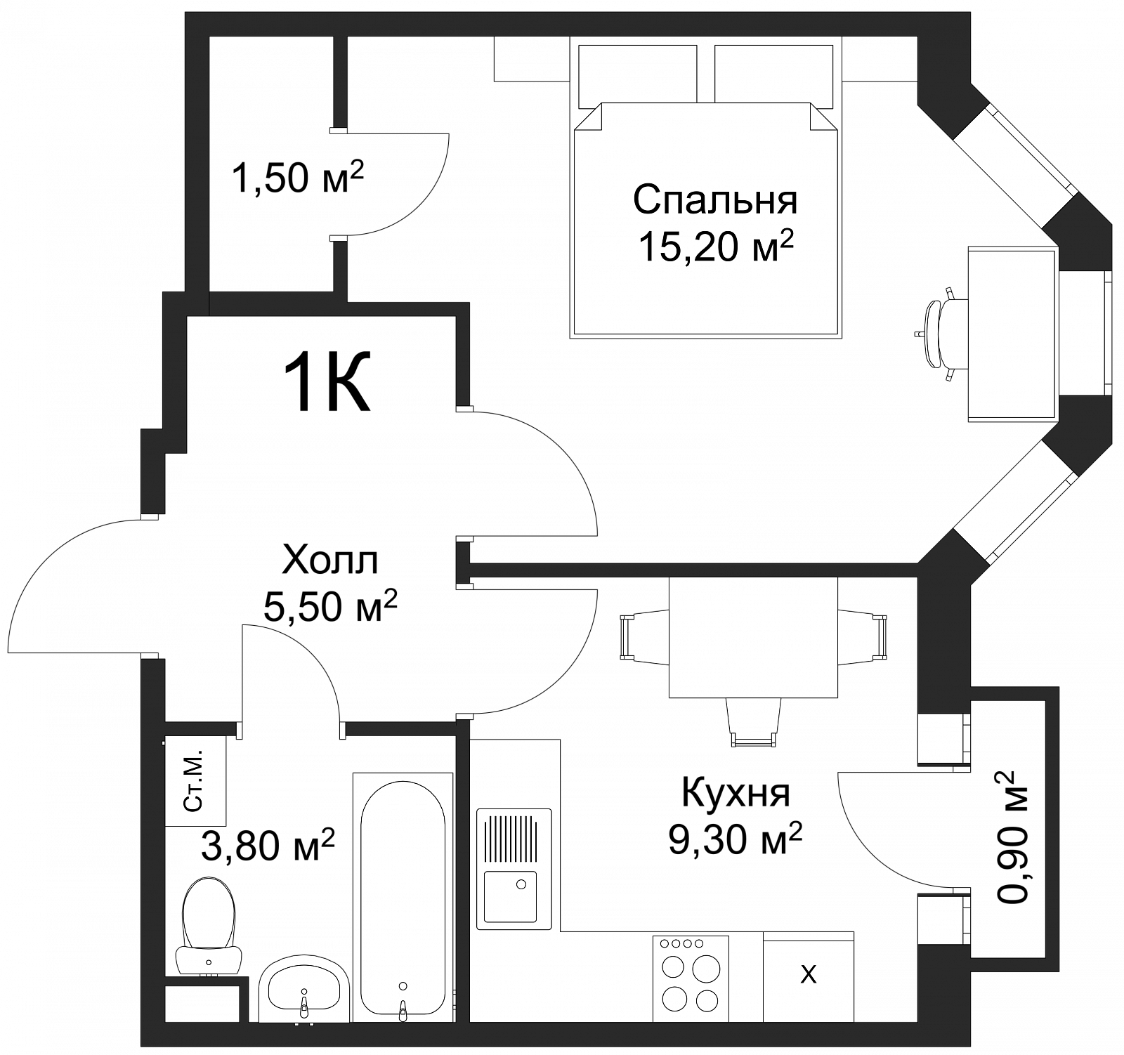План квартиры 83