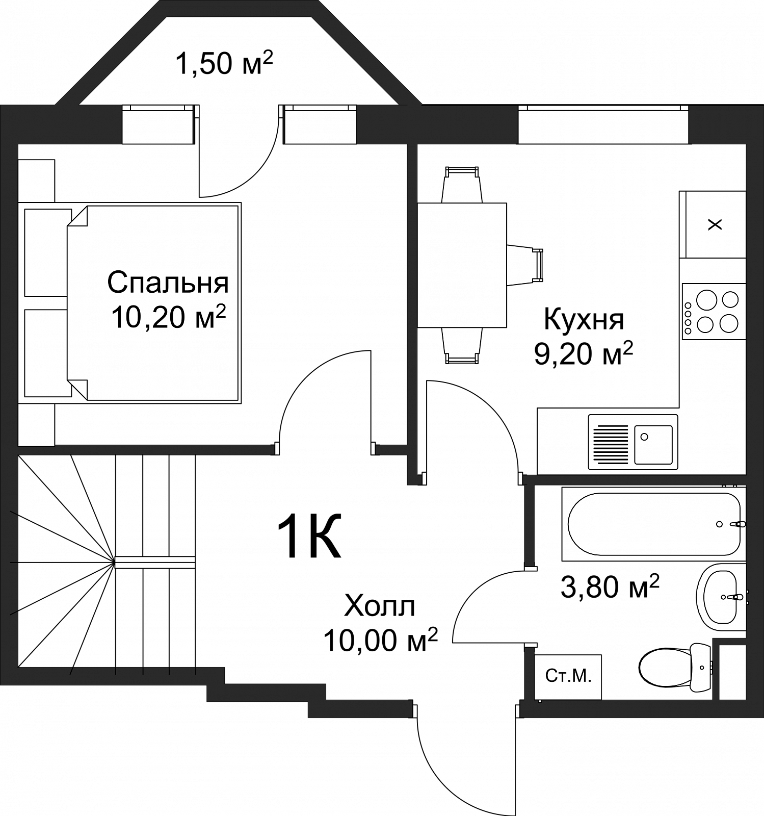 План квартиры 42
