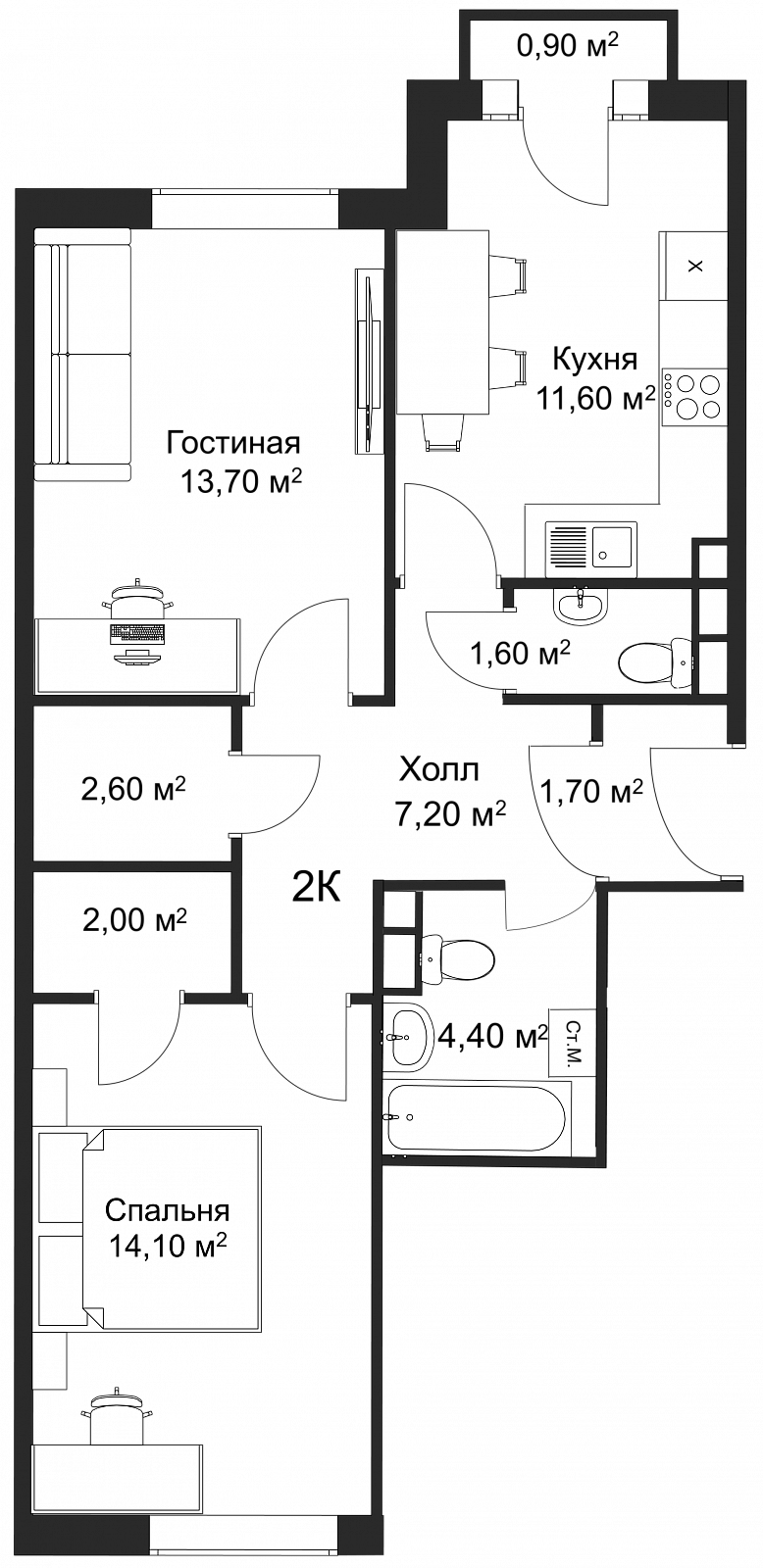 План квартиры 17