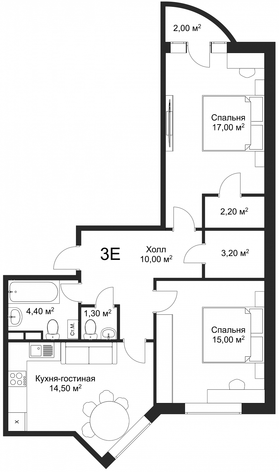 План квартиры 33