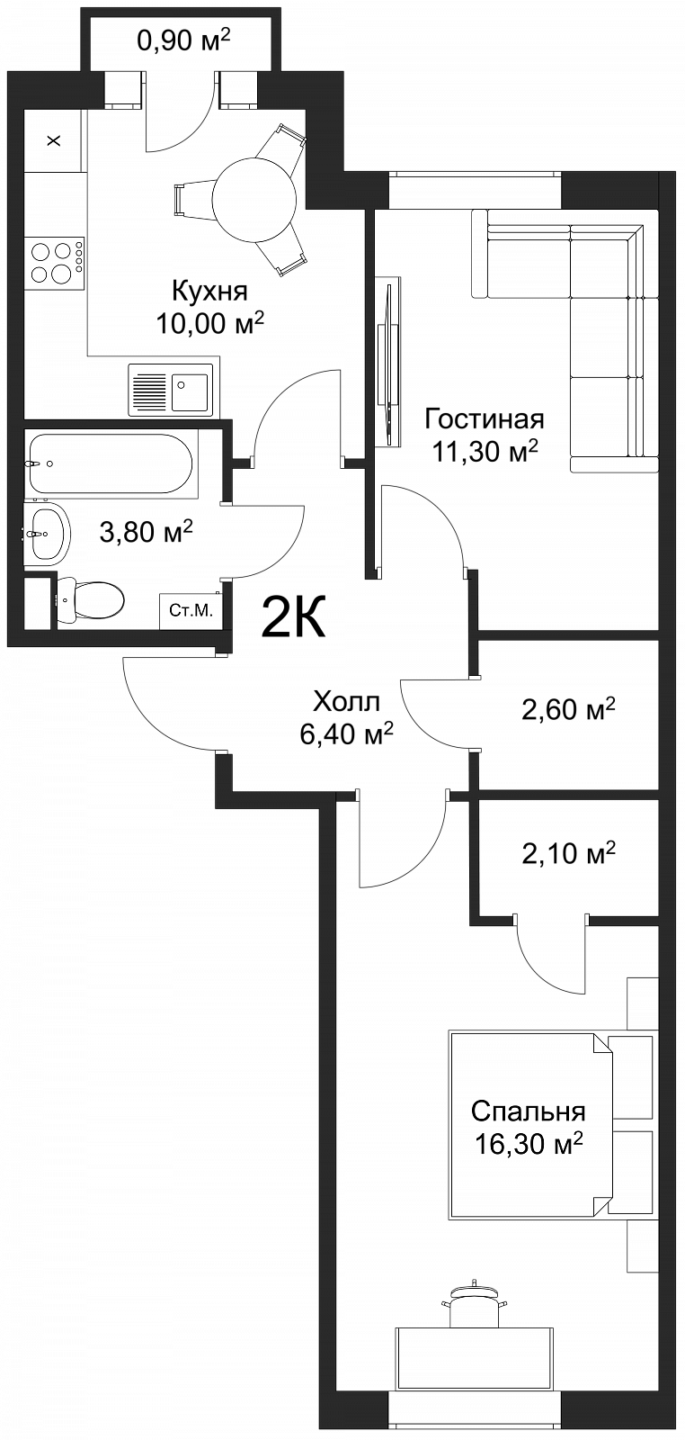 План квартиры 36